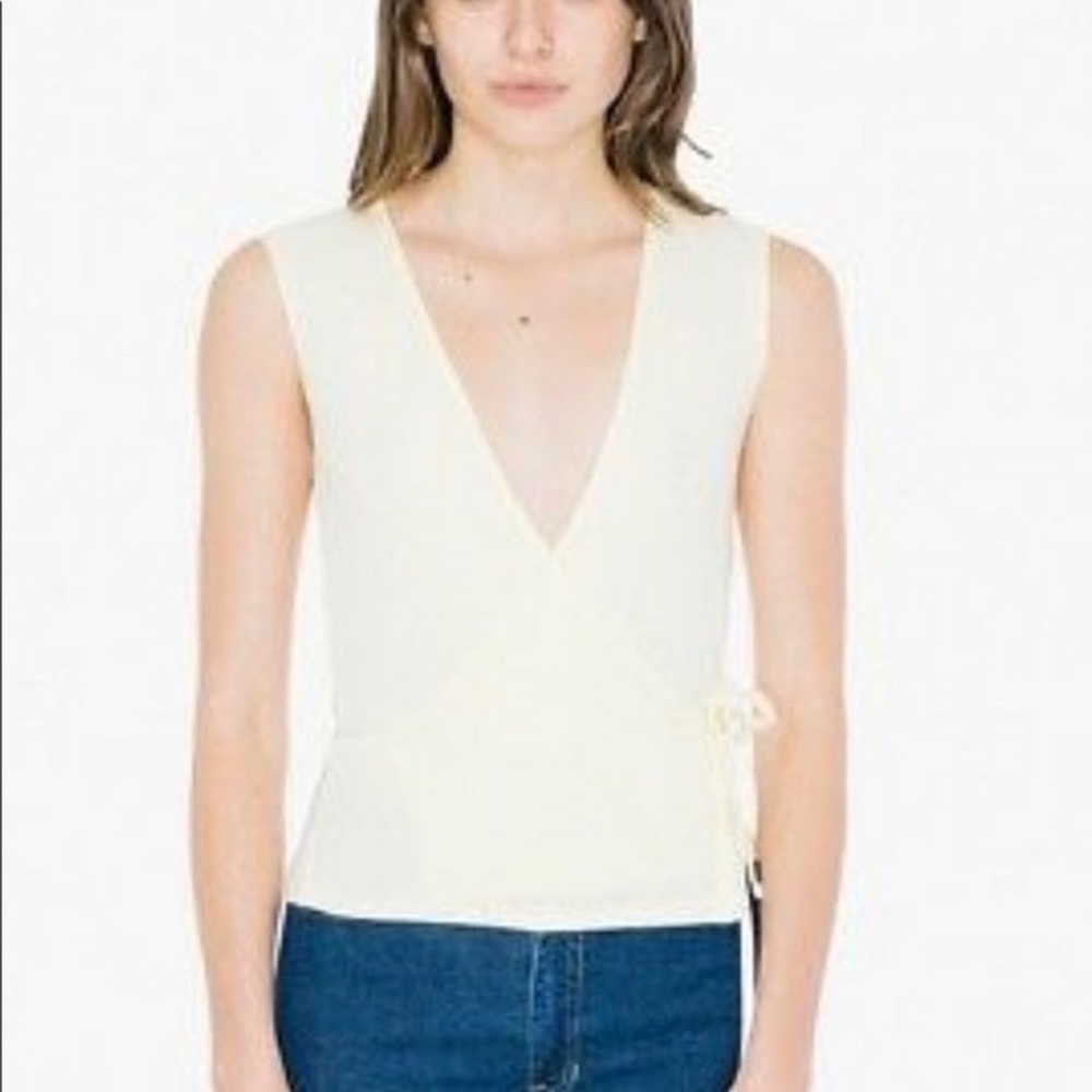 American Apparel Wrap Top